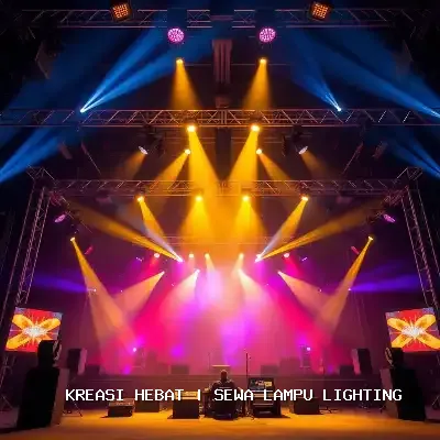 Sewa Lampu Lighting Profesional untuk Event Megah