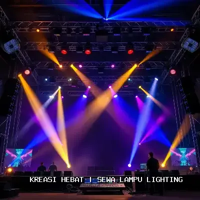 Sewa Lampu Lighting Profesional untuk Event Megah