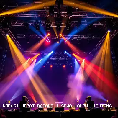Sewa Lampu Lighting Batang untuk Atmosfer Megah