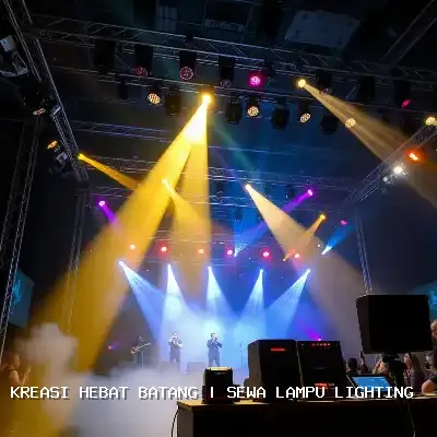 Sewa Lampu Lighting Batang untuk Atmosfer Megah