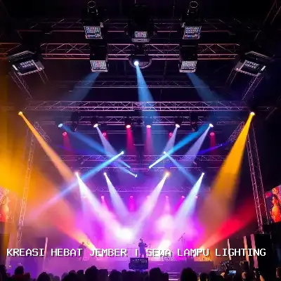 sewa lampu lighting Jember