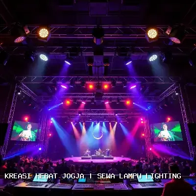 Sewa Lampu Lighting Jogja dengan Atmosfer Megah