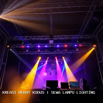 sewa lampu lighting Kudus