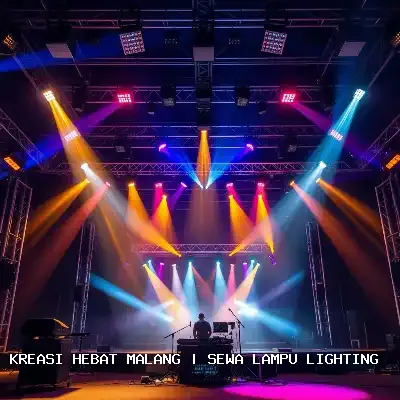 sewa lampu lighting Malang