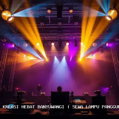 sewa lampu panggung Banyuwangi