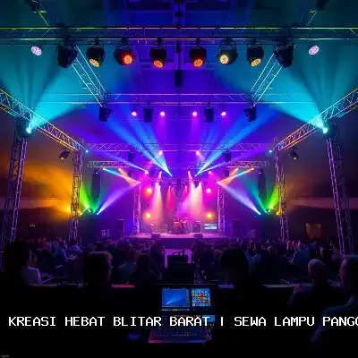 sewa lampu panggung Blitar Barat