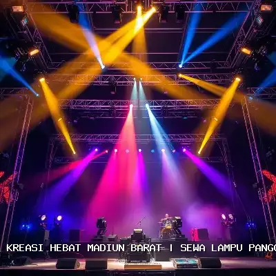 sewa lampu panggung Madiun Barat