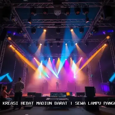 Sewa Lampu Panggung Madiun Barat – Atmosfer Megah
