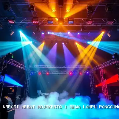sewa lampu panggung Mojokerto