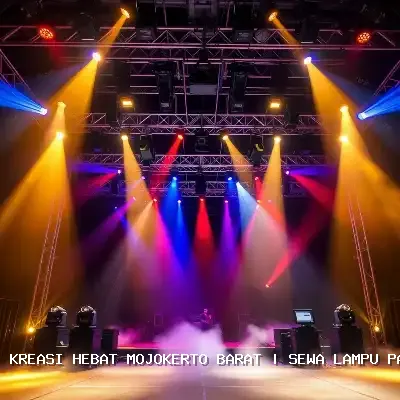 sewa lampu panggung Mojokerto Barat