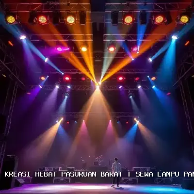 sewa lampu panggung Pasuruan Barat