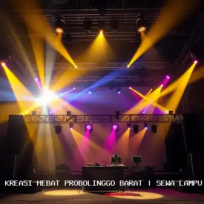 sewa lampu panggung Probolinggo Barat