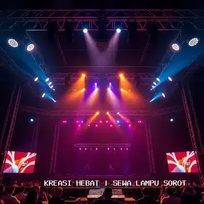 Sewa Lampu Sorot Profesional untuk Acara Megah