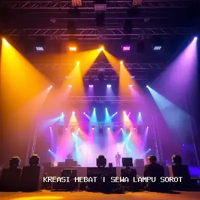 Sewa Lampu Sorot Profesional untuk Acara Megah