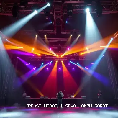 Sewa Lampu Sorot Profesional untuk Acara Megah