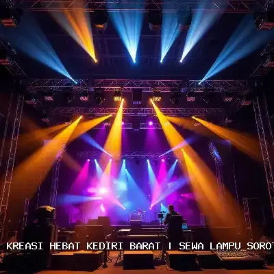 sewa lampu sorot Kediri Barat
