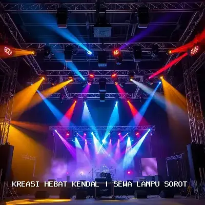 sewa lampu sorot Kendal