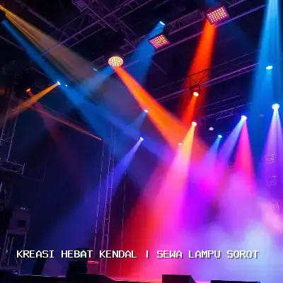 Sewa Lampu Sorot Kendal untuk Atmosfer Megah