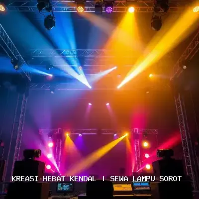 Sewa Lampu Sorot Kendal untuk Atmosfer Megah