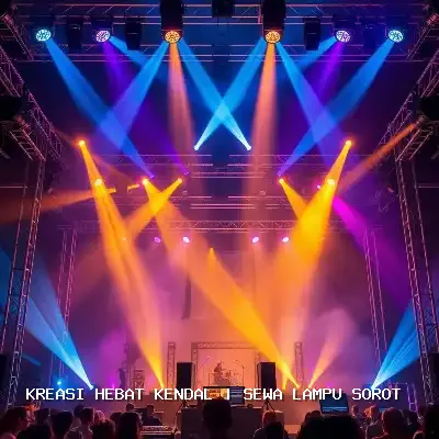 Sewa Lampu Sorot Kendal untuk Atmosfer Megah