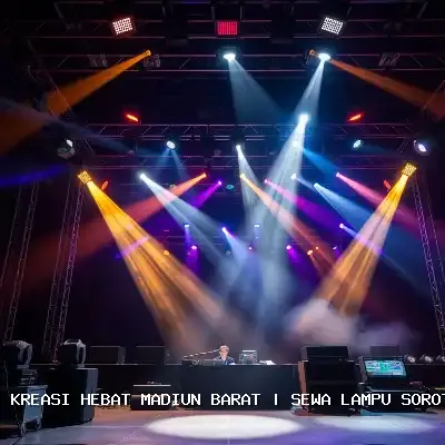 sewa lampu sorot Madiun Barat