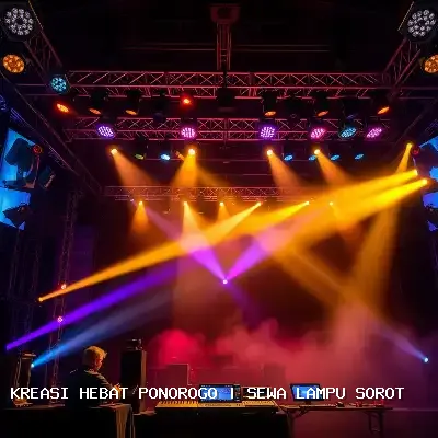 sewa lampu sorot Ponorogo