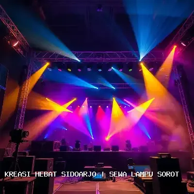 sewa lampu sorot Sidoarjo