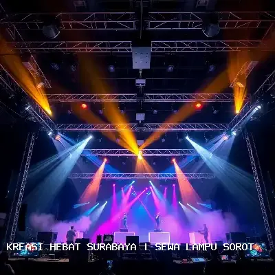 sewa lampu sorot Surabaya