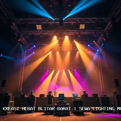 sewa lighting murah Blitar Barat