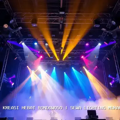 sewa lighting murah Bondowoso