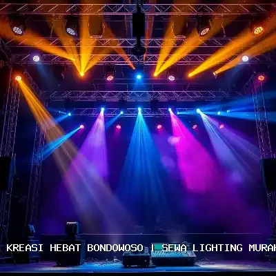 Sewa Lighting Murah Bondowoso