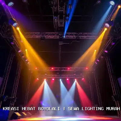 Sewa Lighting Murah Boyolali – Atmosfer Megah untuk Acara Anda