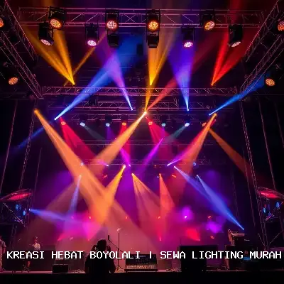Sewa Lighting Murah Boyolali – Atmosfer Megah untuk Acara Anda