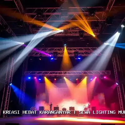 Sewa Lighting Murah Karanganyar dengan Atmosfer Megah