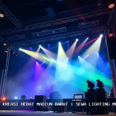 sewa lighting murah Madiun Barat