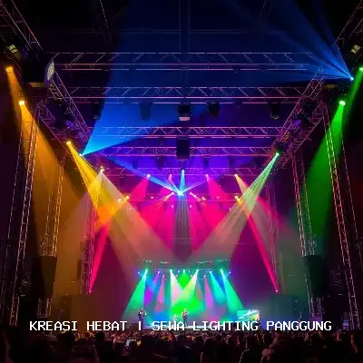 Sewa Lighting Panggung Profesional untuk Event Megah