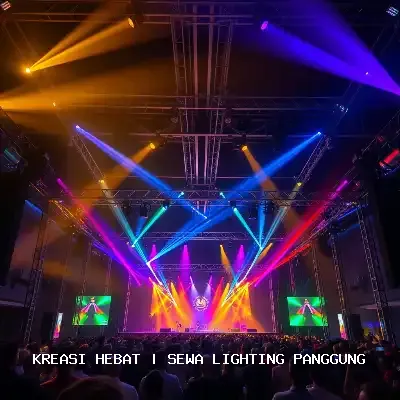 Sewa Lighting Panggung Profesional untuk Event Megah