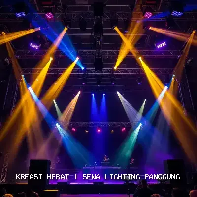 Sewa Lighting Panggung Profesional untuk Event Megah