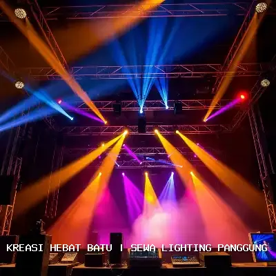 Sewa Lighting Panggung Batu