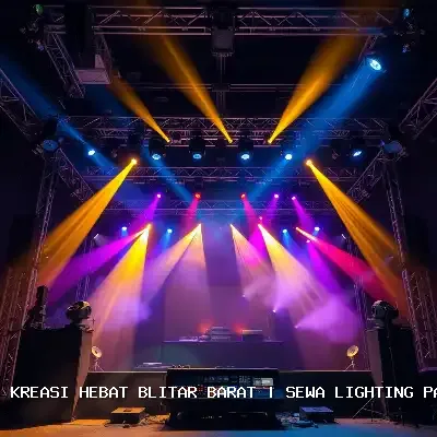 sewa lighting panggung Blitar Barat