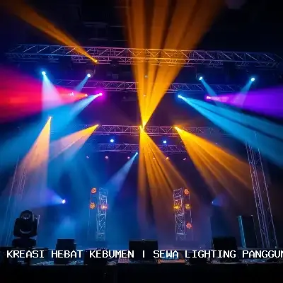 Sewa Lighting Panggung Kebumen untuk Event Megah