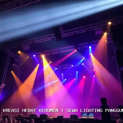 Sewa Lighting Panggung Kebumen untuk Event Megah