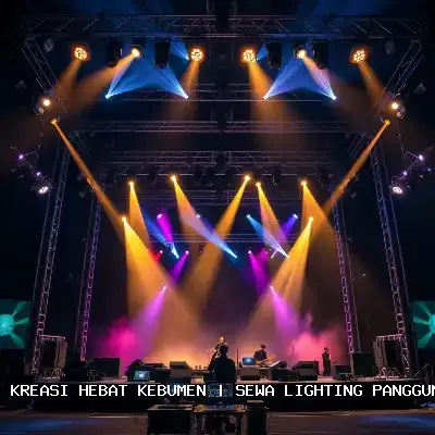 Sewa Lighting Panggung Kebumen untuk Event Megah
