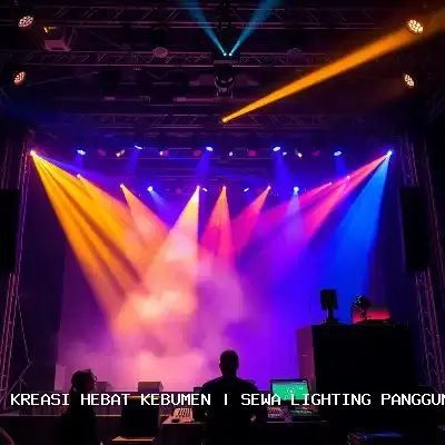 Sewa Lighting Panggung Kebumen untuk Event Megah