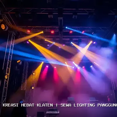 sewa lighting panggung Klaten