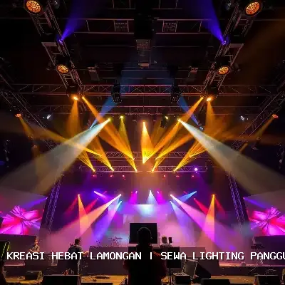 sewa lighting panggung Lamongan