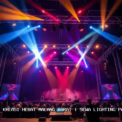 sewa lighting panggung Malang Barat