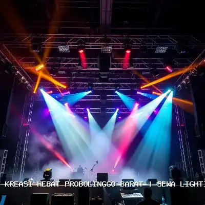 sewa lighting panggung Probolinggo Barat