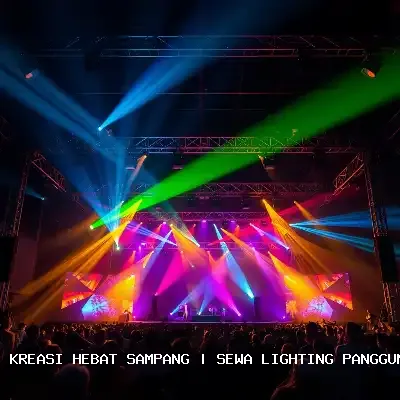 Sewa Lighting Panggung Sampang