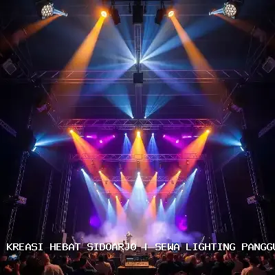 sewa lighting panggung Sidoarjo